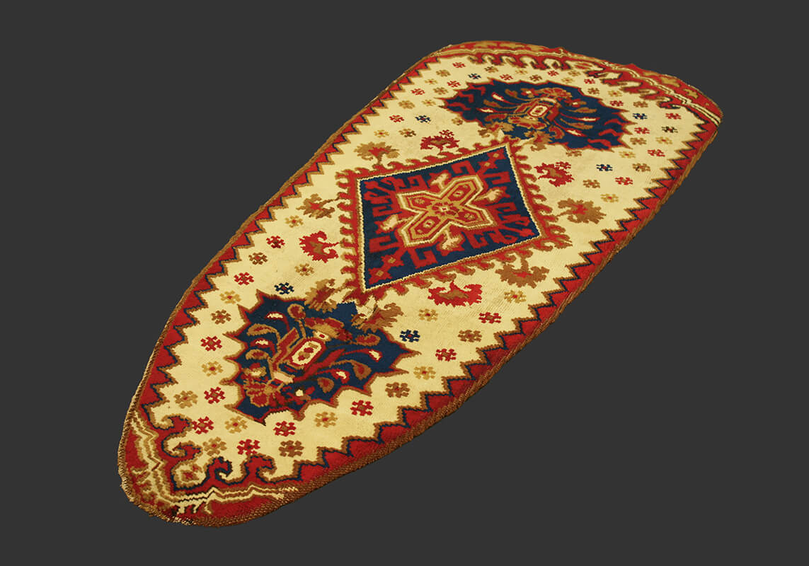 Tapis Turc Semi-Antique Ushak (Oushak) n°:82866682